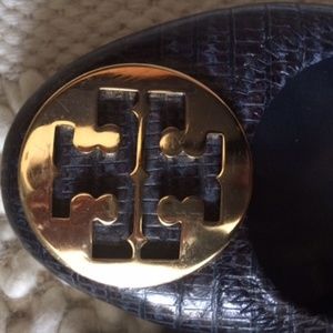 Navy Tory Burch Flats